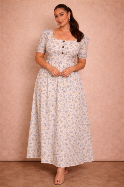 blue blossom grace maxi